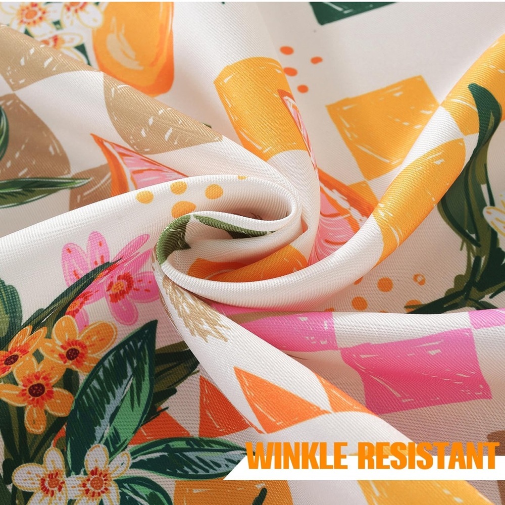 Vibrant Yellow and Green Table Linens for Dining - Picture 4 of 7
